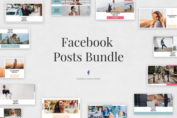Download Facebook Post Social Media Bundle - Media bundle Collection