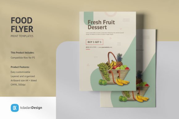 Download Food Flyer PSD Templates Vol 07 - Psd template Collection