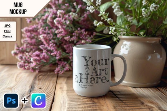 Download Canva Mug Mockup Easy Drag and Drop - Premium Resources