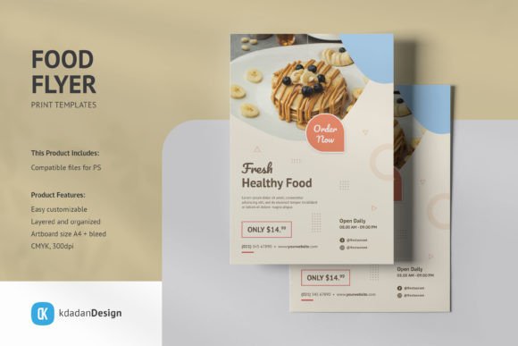 Download Food Flyer PSD Templates Vol 018 - Psd template Collection
