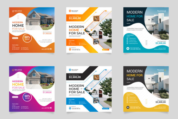 Download Real Estate Social Media Bundle - Media bundle Collection