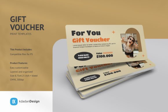 Download Gift Voucher PSD Templates Vol 87 - Psd template Collection