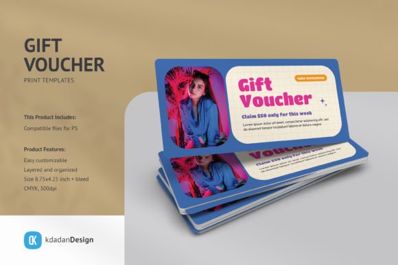 Download Gift Voucher PSD Templates Vol 094 - Psd template Collection