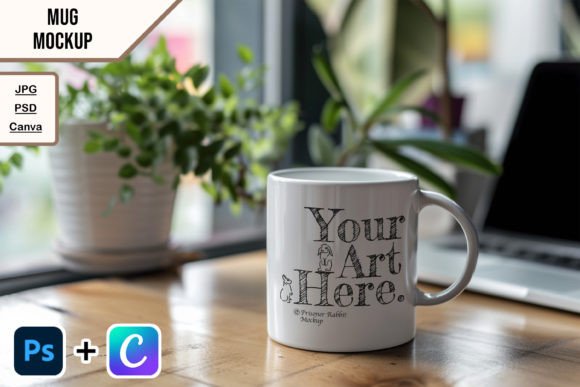 Download Canva Mug Mockup Easy Drag and Drop - Premium Resources
