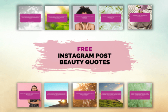Download Beauty Instagram Templates - Premium Bundle