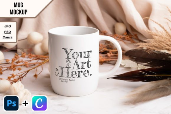 Download Canva Mug Mockup Easy Drag and Drop - Premium Bundle